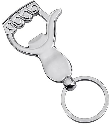 Hand Shaped Keyring Metal Keychain Beer Opener Metal Key Ring Zinc Alloy Openers Palm Shaped Key Chain Ring Portable Beer Bottle Can Bar Opener Kitchen Tool
