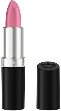 Rimmel Lasting Finish Satin Rossetto a lunga durata, con vitamine, 300 Pinch Me Rossetto, 4 g