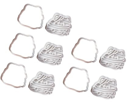 5 moldes para galletas, molde para galletas, diseño de oso de Halloween, cortador de galletas, fondant, molde para tartas, cocina y repostería