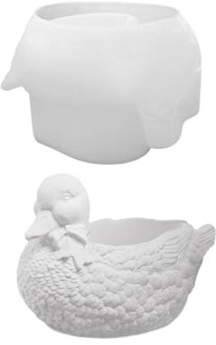 ohodhmnu Moule en silicone facile à démouler pour décorations de Noël, travaux manuels, décorations à suspendre, décoration d'intérieur, plâtre