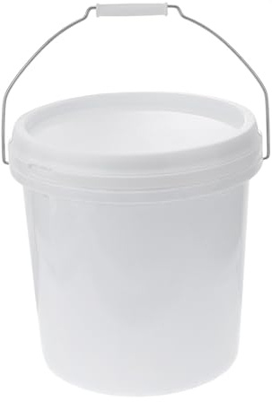 Balacoo Plastic Bucket with Lid and Handle Thickened Sealed Container for Household Use Multipurpose Paint Water Pet Food Storage Lightweight and Portable Plastic Pail