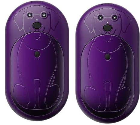 Lepwings Handwärmer Elektrisch, 2er-Pack, 6000 mAh Taschenwärmer Wiederverwendbar mit 3 Modi, 20 Stunden Lang Anhaltende Wärme, Tragbarer USB-Aufladbarer Handwärmer für Outdoor im Winter