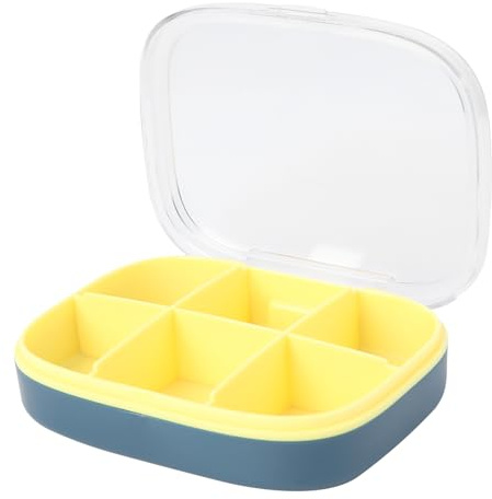 VALICLUD Contenitore Settimanale Per Pillole in Plastica Portapillole Giornaliero Grande Capacità Scatola Per Medicinali Resistente e Portatile