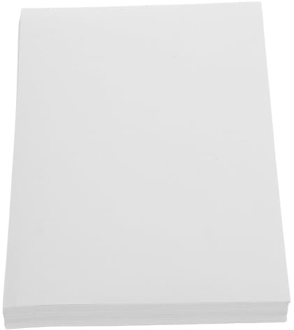 PACKOVE Bedruckbares Vinyl Aufkleberpapier A5, 100 Blatt Wasserfestes Selbstklebendes Etikettenpapier für Tintenstrahl und Laserdrucker Vielseitige Klebeetiketten für Büro und Haushalt