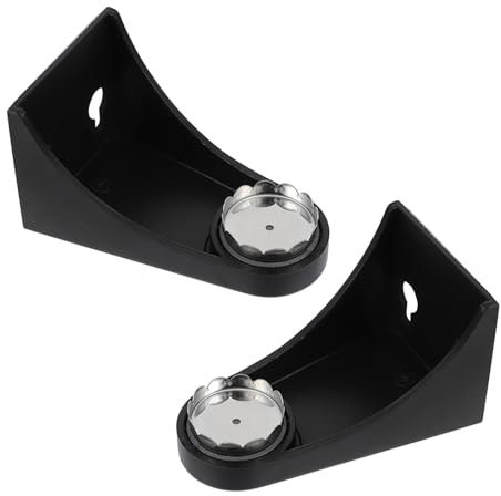 Hoement Soporte Magnético para Jabón Sólido 2 Piezas Color Negro, Jabonera Ventosa para Baño y Ducha, Accesorio Práctico para Organizar y Secar Jabones
