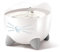 Catit Pixi Bebedero fuente de acero inoxidable para Gatos, 2.5 l, Blanca