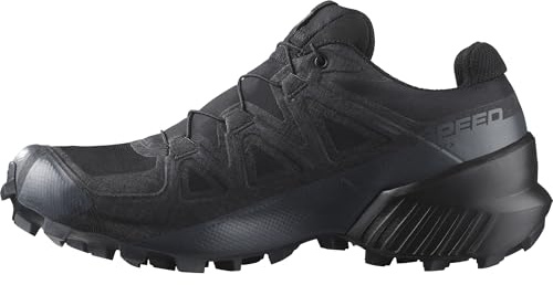 Salomon Speedcross Gore-Tex wasserdichte Damen Trail-Laufschuhe, Wetterschutz, Aggressiver Grip, Präzise Passform, Black, 40 2/3
