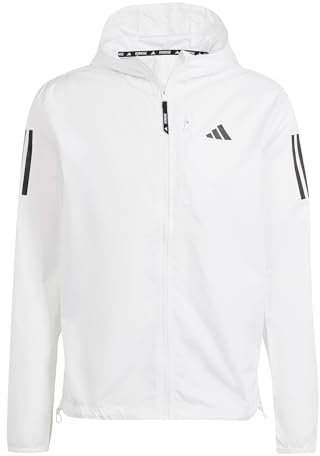 adidas Herren Own the Run Jacket, white/black, S