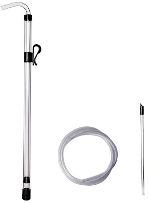 FastRack Auto Clamp 1/2 Gravity Filler w/ 6.5' ft Hose Siphoning Kit w/Food Grade BPA Free Plastic, Tubing for Beer or Wine, Carboy Bottle Filling, Clear