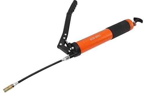 Pistola de Engrase de Alta Presión, Rendimiento Confiable de Alta Resistencia, Ahorro de Mano de Obra, Pistola de Engrase de 10000 PSI para Cortadoras de Césped Automotrices (Pistón Doble Reforzado