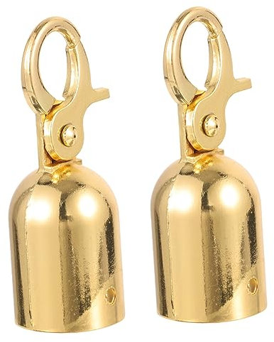 Uonlytech 2pièces Embouts De Butée De Corde Avec Mousqueton Butées De Câble Métallique Pour Garde-corps Corde Embouts De Crochet Pour Séparateur De File Attente