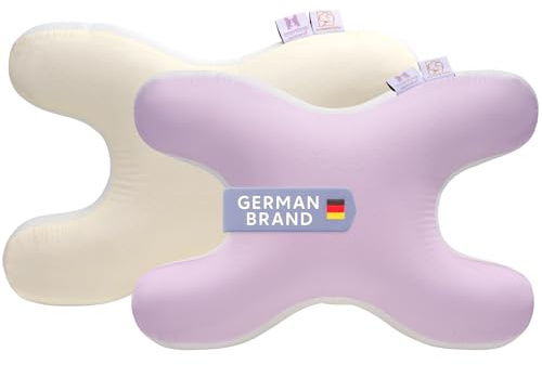 Lelekka Mantra Satin Edition Anti Falten- Anti-Aging Schönheitskissen für Bauchschläfer und Seitenschläfer inkl. 2 Bezüge Schlafkissen gegen Schlaffalten (Satin Edition)