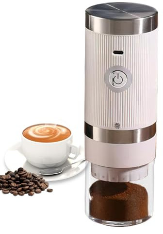 Caffettiera elettrica - Macchina da caffè programmabile, macchina da caffè con macinino | Funzione di preparazione automatica, design compatto per uso domestico, ufficio e cucina, facile da