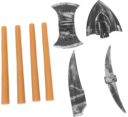 Holibanna 4 Pièces Accessoires Nains Deguisement Halloween déguisement Halloween pioche Accessoire de d'halloween Accessoire de Cosplay d'halloween de Jardin Plastique