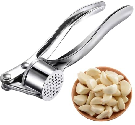 Outil De Broyeur À L'ail - Presse À L'ail En Acier Inoxydable, Mincer Lourd Et Broyeur | Smasher À L'ail Ergonomique Pour Un Épluche Et Un Écrasement Faciles, Un Gadget De Cuisine Résistant À La Rouil