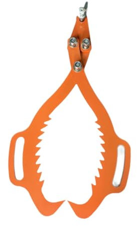 LOVIVER Log Tongs Carrier Convenient Practical Carrying Tool Garden Wood Outdoor Firewood Dragging Timbers Equipment Log Lifting Hook
