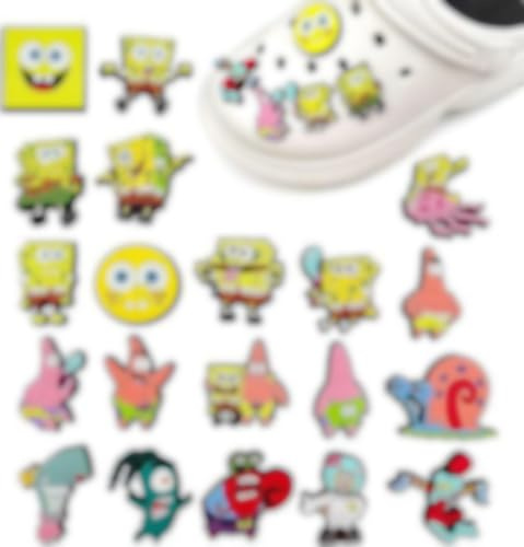 FORDJA Cartoon Schuhdekoration Schuh Anhänger, Schuh Charms, Schuhanstecker, Einzigartige Schuh-Accessoires, Geeignet für Kinder und Erwachsene (20PCS)