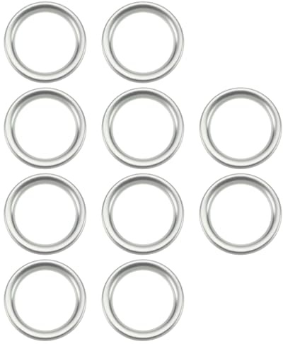 SG Store 10 Pezzi Guarnizioni Per Tappi Di Scarico dell'olio 14x19x2mm Rondelle Per Tappi Di Scarico dell'olio Parte Di Ricambio 09168-14004-000 Compatibile Con Suzuki Silver