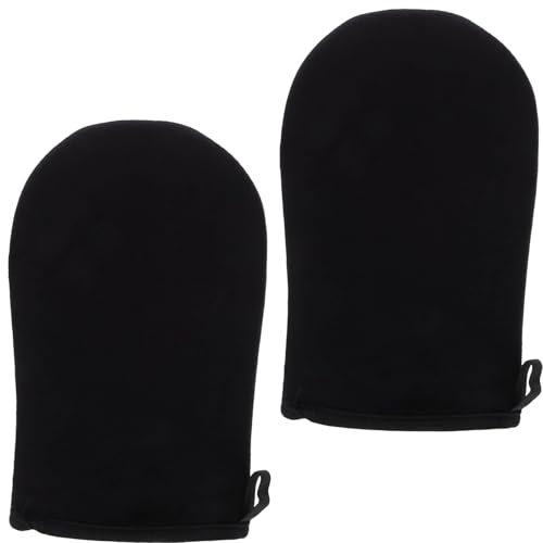 2 Pcs Tanning Mitt,Tan Mitt,Fake Tan Mitt,Double-Sided Applicator Glove Prevents Stained Hands and Evenly Applies self tanner for a Flawless, Streak-Free Look, Washable + Reusable