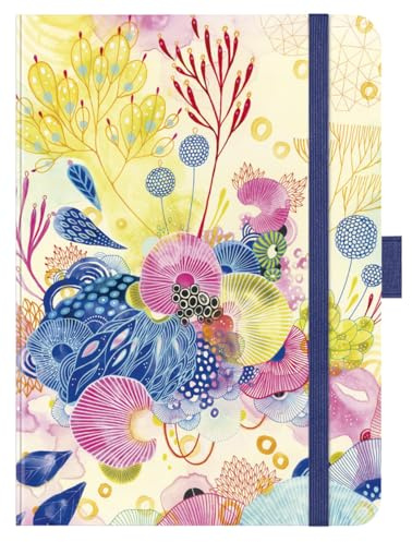 Premium Timer Big Koralle - Kalender 2026 - Korsch-Verlag - Taschenkalender mit Stifthalter, Lesebändchen und Zetteltasche - eine Woche auf 2 Seiten - 12 cm x 17 cm