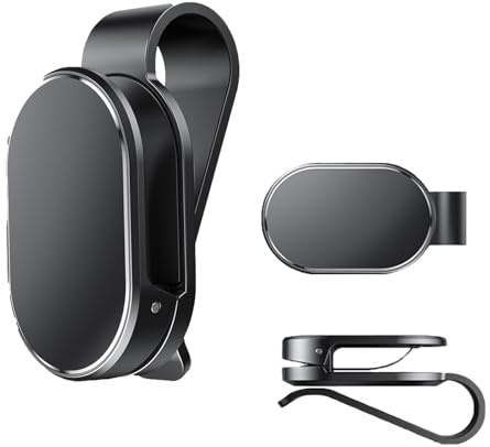Bamyli Sonnenbrille Halterung Auto, Brillenhalter für Auto, Universal Sonnenbrillenhalter Auto mit Schwammpolster Innenfutter, Stabil Brillenhalterung Auto