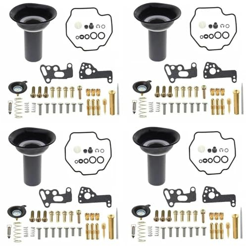 Kit De Réparation De Carburateur De Moto pour Y&amaha V-Max 1200 1985-2000 Kit De Réparation : Piston, Obturateur d'air, Joint De Pointeau Carburateur Reconstruction Pièces