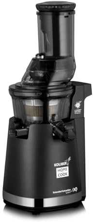 Koliber SQUEEZEMAX X 650W Slow Juicer Entsafter Obst Gemüse 75mm Einfüllschacht BPA frei 60 U min EcoPower Fruit Juice Technologie SMART CAP Tropf Stopp Rücklauffunktion Saftpresse