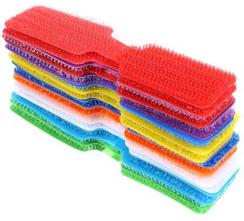 Gadpiparty Etiquetas de Cable y Marcadores de Cables Eléctricos para Organización Versátil, Reutilizables, Flexibles y Resistentes, Ideales para Gestionar en Oficina y Hogar Color Aleatorio
