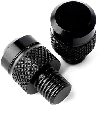 Tornillos Para MT07 MT09 SP MT 09 07 10 MT10 FZ09 FZ07 MT-07 Accesorios Motocicleta M10*1.25 Tapones De Aluminio Retrovisores(Black-No Logo)