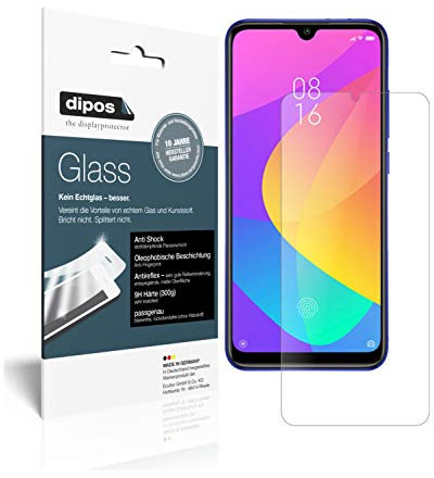 dipos I 2X Protector de Pantalla Mate Compatible con Xiaomi Mi A3 Vidrio Flexible Cristal Proteccion 9H