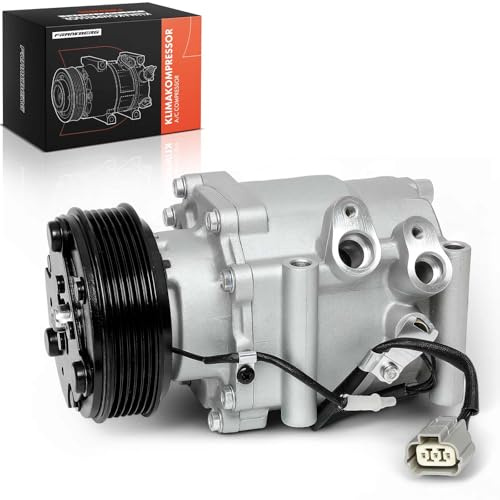Frankberg Compresor de aire acondicionado con embrague | Compatible con: Accord VI CF CG CH CK CL, Civic VII Hatchback EP EU EV, Transmisión en vivo, Civic VII Saloon ES ET