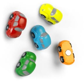 Trendform - Dekomagnete Traffic - Set mit 5 Stück Magnet-Autos
