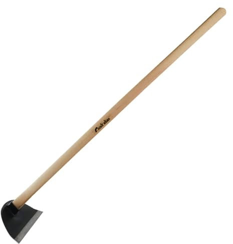 La zappa Zappa Marra Sarda strumento agricolo per lavorare il terreno in acciaio forgiato (25 cm con manico)