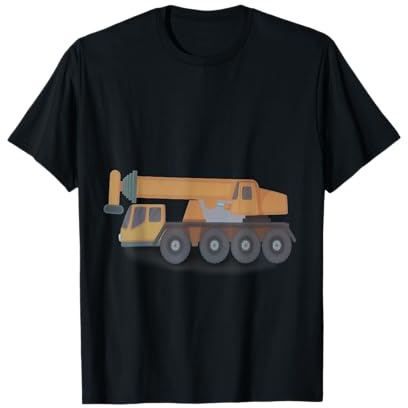 lifting platform vehicle colored comic design T-Shirt