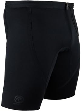 Rehband Compression Underwear R3 1.5mm Neoprene, Thermal Lifting Shorts Strength, Powerlifting, Weightlifting, Unisex, Colour:Carbon/Black, Size:Medium