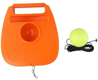 QOXEZY Tennistränare återhämtning med strängboll och elastiskt rep för självövningsträning, bärbart tennisstöd för barn, tonåringar och fitnessentusiaster