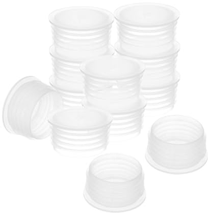 DOITOOL Lot de 12 Bouchons en Plastique Étanches pour Jardinière de Balcon 40 MM Accessoires de Plantation pour Pots à Légumes Butée Réutilisable Anti-Infiltration d'eau Jardinage