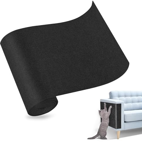 Cat Scratching Mat 300 X 40 cm, Trimmable Sofa Cat Scratch Protector Self-Adhesive Cat Sofa Protector DIY Cats Anti Scratcher Mat for Wall Couch Floors Carpet Scratcher Posts