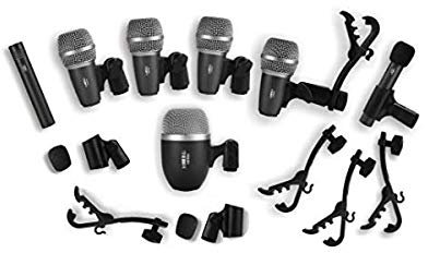 Wired Microphone Kit for Drum and Other Musical Instruments … (A Whole Set Mic)
