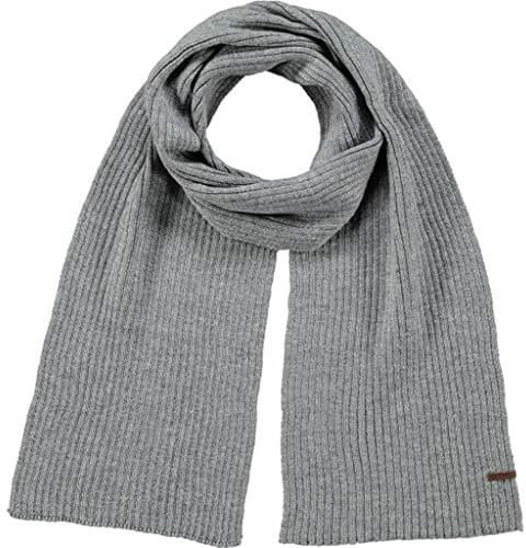 Barts Herren Wilbert Scarf Schal, Grau (HEATHER GREY 0002), One size (Herstellergröße: UNI)