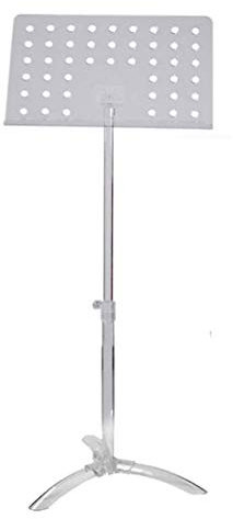 HWTZ Notenständer Kunststoff Transparenter TOP-Qualität Material höhenverstellbar und frei verstellbar Plattengröße 48 x 38 cm Winkel verstellbar Dreiecksfuß Solide Anti-Rutsch-Instrument Universal