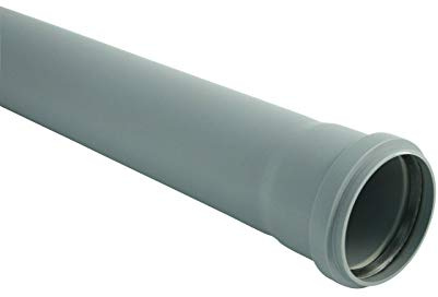 STEMAX-Wassertechnik Marley HTEM Rohr mit Steckmuffe 150mm DN32,40,50,75,110, Größe: DN75