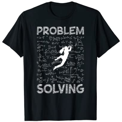 Resolver problemas escalador Bouldering Pun Rock Climbing Camiseta