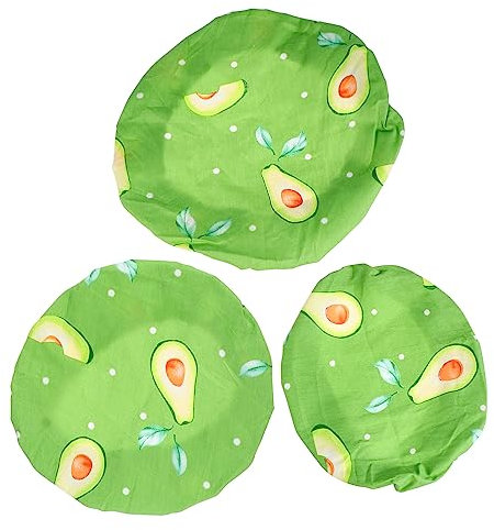 IMIKEYA 6pcs Elastic Dish Covers for Food Storage Airtight Lids for Serving Bowl Reusable Wraps for Fruit Bowl