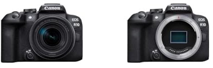 Canon EOS R10 + RF-S 18-150mm - A Mirrorless EOS-R camera that’s perfect for creative exploration & R10 Mirrorless Camera Body (Black) - Easy-to-use EOS-R, that’s the ideal next step in photography