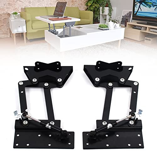 2 piezas de mecanismo de hardware, bisagra, mesa de centro elevadora para mesa de café, mecanismo de elevación 290 mm