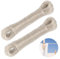TOSAVGA 2 PCS 30m Wäscheleine, Stahlkern, PVC-beschichtet, Beige, für Garten, Camping & Haushalt