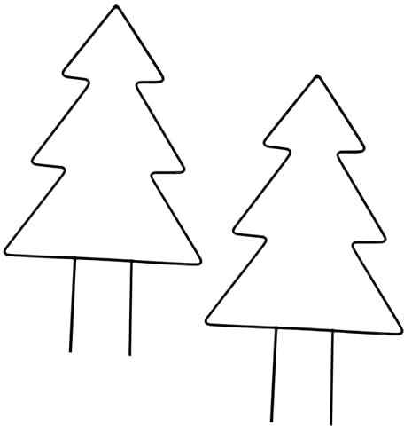 YARNOW 2 Enrejados para Plantas Trepadoras Soporte Metálico para Exterior Ideal para Jardín