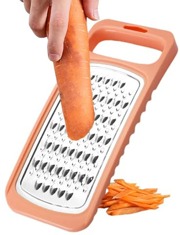 Generic Reiben für die Küche | Multifunktionale Handreiben aus Edelstahl, Polypropylen | Käsereibe, Gemüseschredder, kleine Knoblauchreibe für, Schokolade, Ingwer und kulinarische Zubereitungen