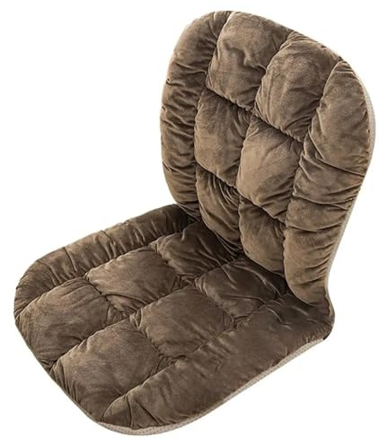 MAQDDO Deckchair Cushion Winter Thick Rocking Chair Cushion Outdoor Garden Chair Cushion Non-Slip Soft Patio Chair Pads Washable For Indoor Outdoor(Brown Square)